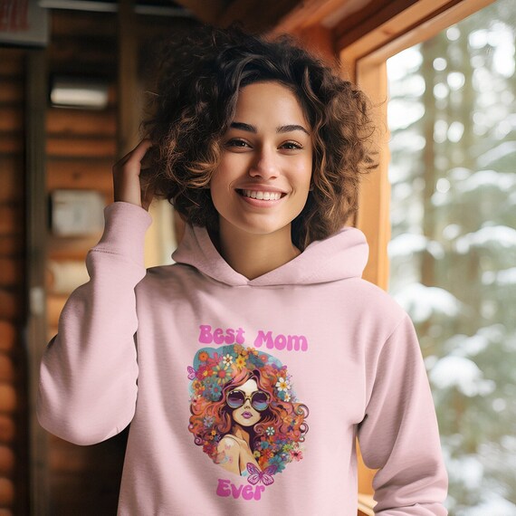 Best Mom Ever Vintage Design Sweatshirt Christmas Hoodie Gift Mom Loungewear Cool Mom Gift Retro Mom Sweatshirt Mothers Day Hoodie Stepmom Etsy UK