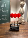 Personalized Dart Stand: 3D Printed Dart Holder, Home & Office Decor