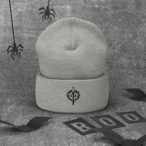 Thorn Blood embroidered logo cuffed Beanie