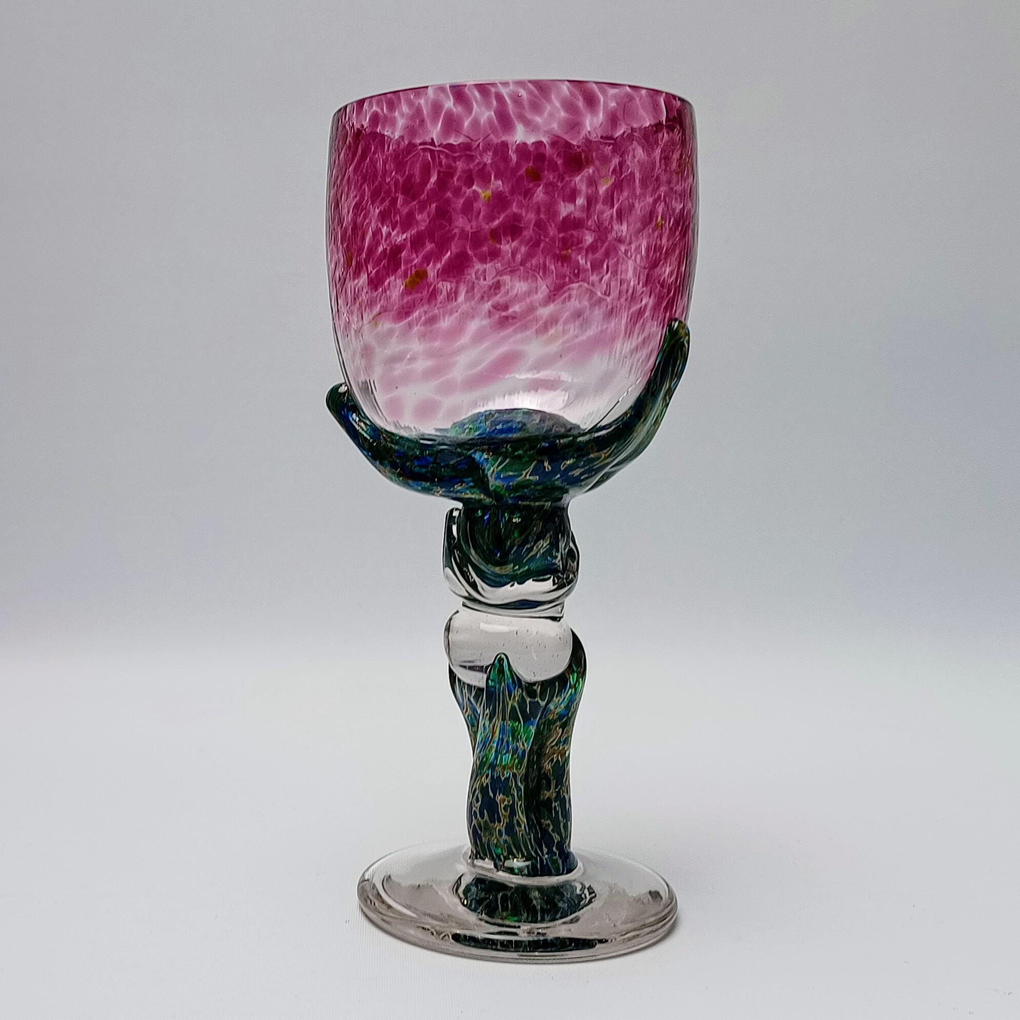ガラスコレクション【COLIN HEANEY オーストラリア　花瓶　海モチーフ】 Lot - Colin Heaney, Australia (1946-2013), Iridescent Vase