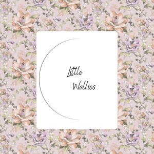 Purple Floral Fairly Dollhouse 1:12 Wallpaper A4 | Flower Fairy Romantic Paper | Printable Digital Download
