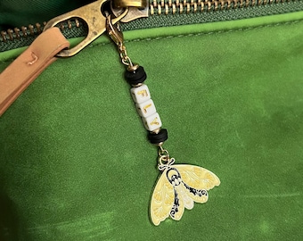 Fly Keychain  |  Butterfly Keychain  |  Butterfly Charm  |  Bag Charm
