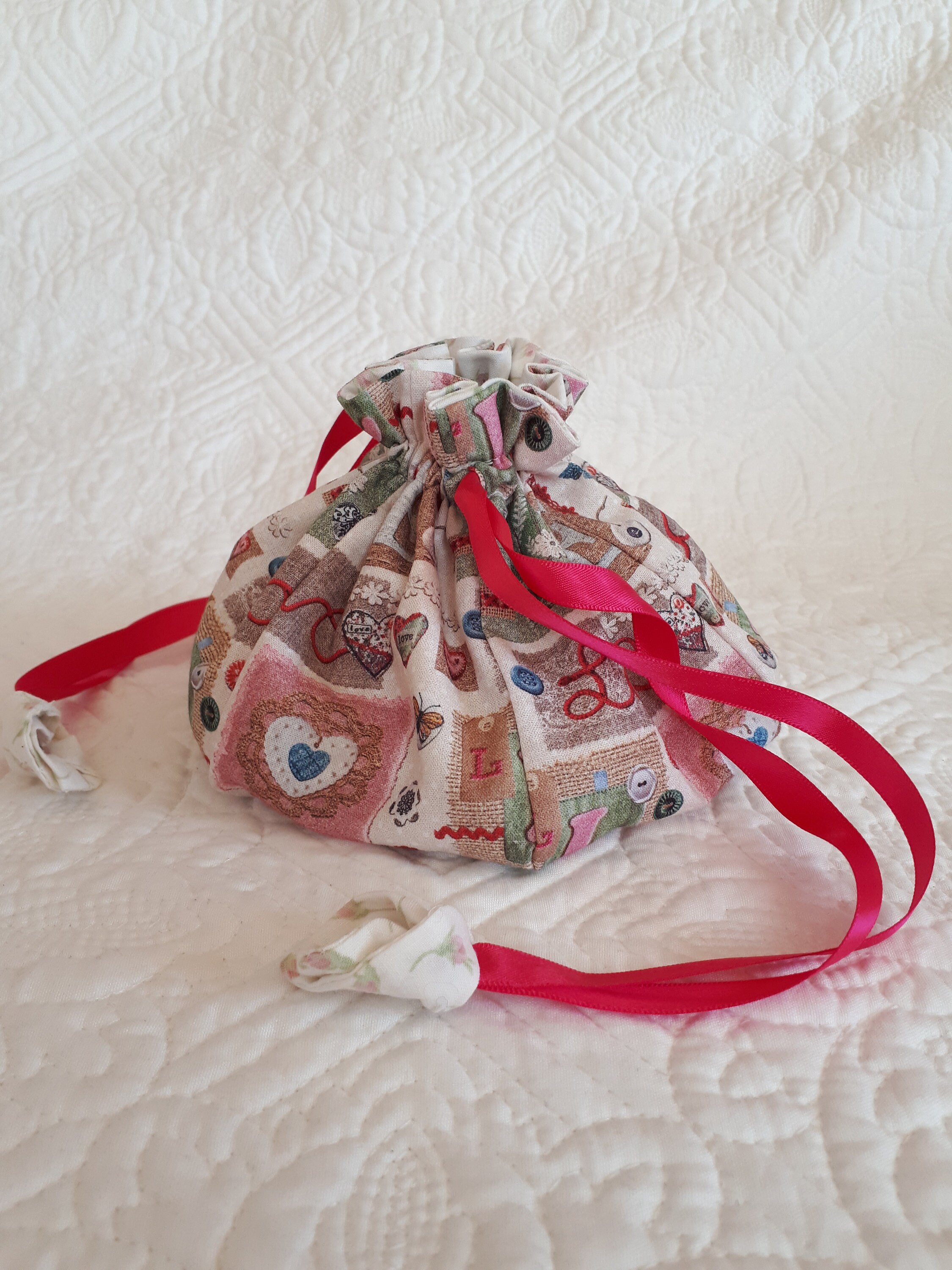 Coudre Un Pochon DoublÃ© Tuto Pochon DoublÃ© Avec Lien