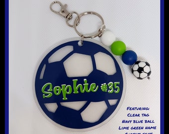 3" Sports Bag Tag