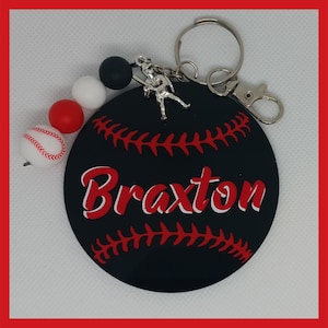 3"Baseball Taschenanhänger