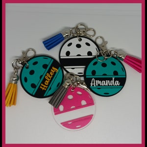 5 cm Pickleball Taschenanhänger