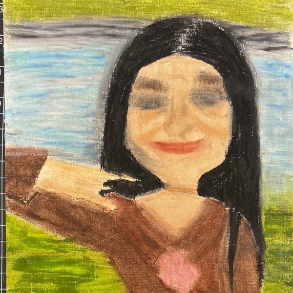 Miranda Cosgrove oil pastel