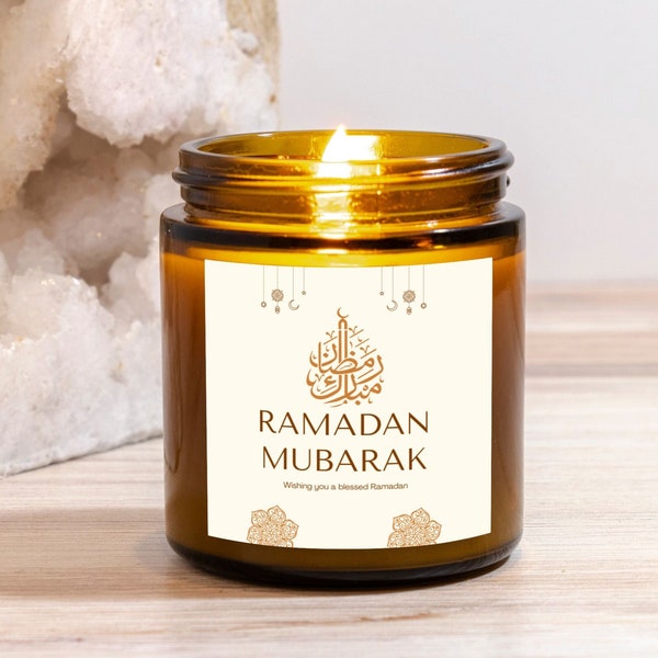 Ramadan Mubarak Candle Ramadan Gift Ramadan Candle Gift Ramadan Decor Ramadan Home Decor Islamic Gift Muslim Home Islamic Decor Gift Candle