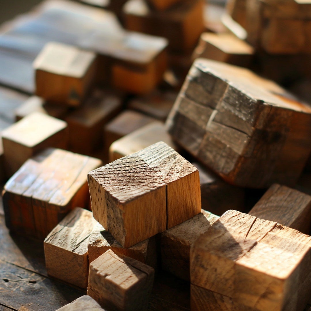 Handcrafted Wooden Building Blocks for Growing Minds - Etsy