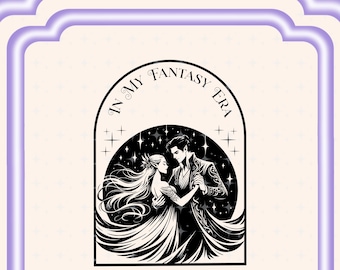 In My Era Fantasy Book Lovers Svg Png Design Sticker numérique, In My Era Svg Png, Fae Fantasy Book Era Svg, Sticker numérique