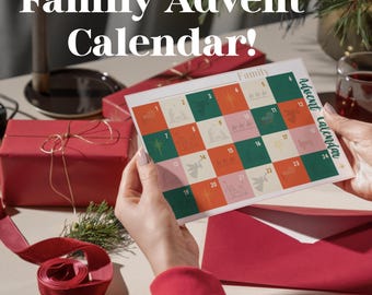 Family Discipleship Advent Calendar • Christ-Centered Christmas Countdown for Kids & Parents • Christian Advent Activities