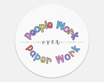 Mouse Pad (Round) teacher or homeschool Mom