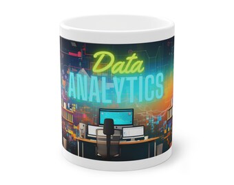 Data Analytics - Big Data Analytics - Colorful Office Mug, 330ml cup
