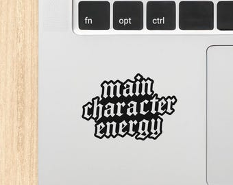 Main Character Energy Sticker | Book Lovers Sticker