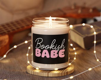 Bookish Babe Candle 9oz Soy | Scented Literary Candle