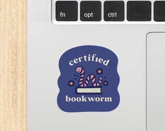 Certified Bookworm Sticker | Book Lovers Sticker