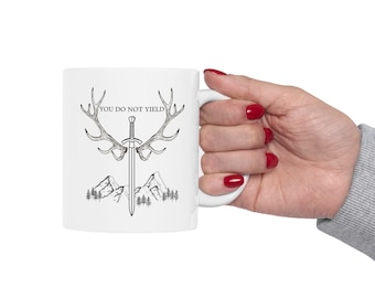 Throne of Glass Mug: Aelin Galathynius 'You Do Not Yield' Ceramic Mug