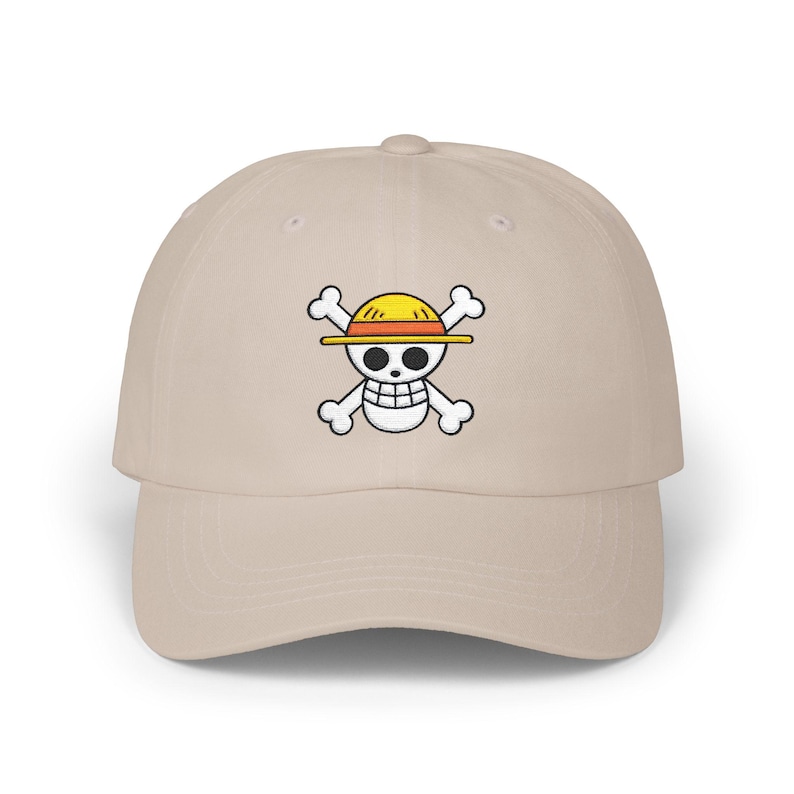 Monkey D. Luffy Jolly Roger Embroidered Cap | Straw Hat Pirates Anime Merch image 6