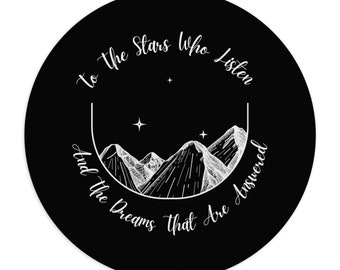 ACOTAR Mousepad: Nachtgericht, Prythian, Feyre und Rhysand