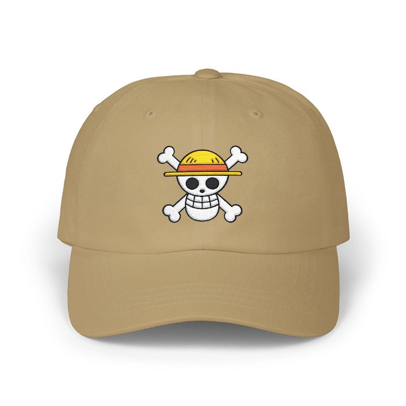 Monkey D. Luffy Jolly Roger Embroidered Cap | Straw Hat Pirates Anime Merch image 7