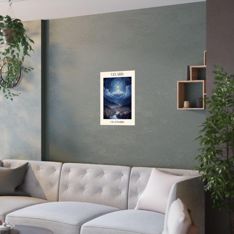 3-Poster Velaris, Terrasen, und Lunathion Art Set | Sarah J Maas Kunstwerk Bild 9