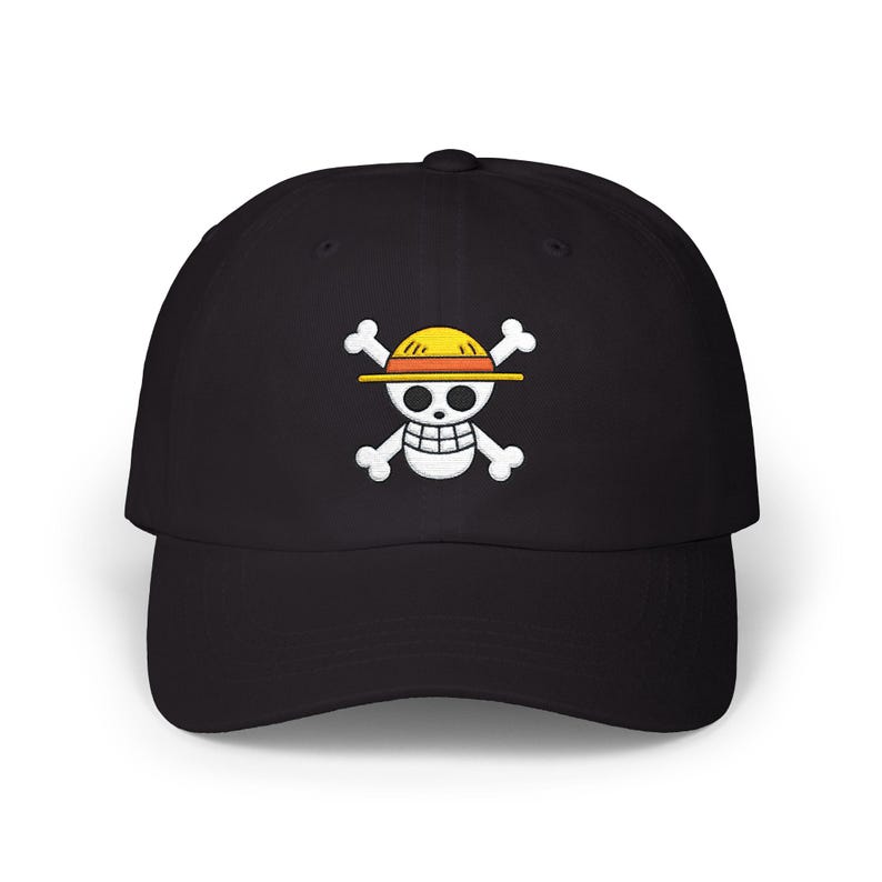 Monkey D. Luffy Jolly Roger Embroidered Cap | Straw Hat Pirates Anime Merch image 11