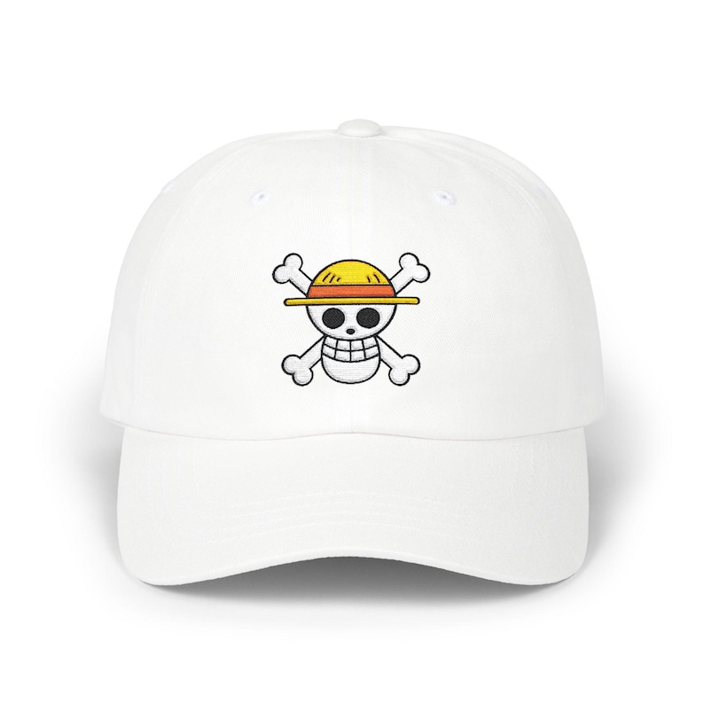 Monkey D. Luffy Jolly Roger Embroidered Cap | Straw Hat Pirates Anime Merch image 5