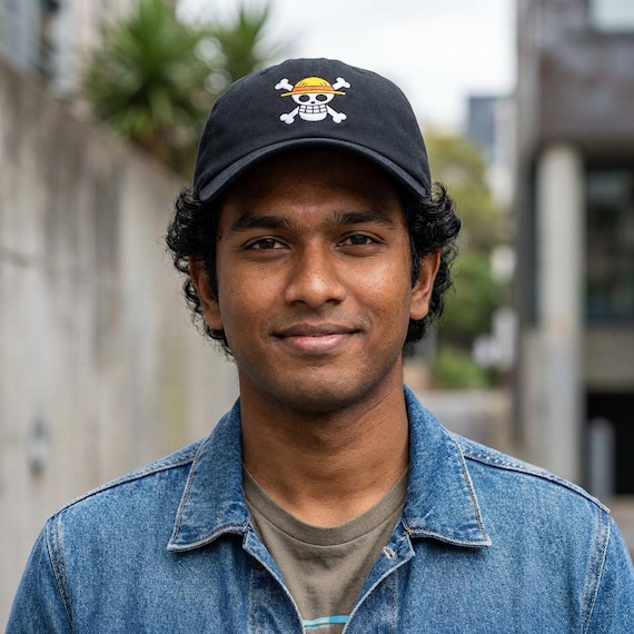 Monkey D. Luffy Jolly Roger Embroidered Cap | Straw Hat Pirates Anime Merch