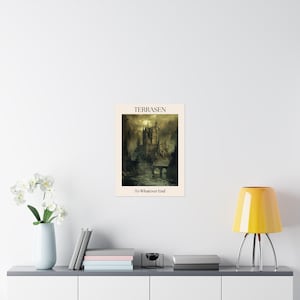 3-Poster Velaris, Terrasen, und Lunathion Art Set | Sarah J Maas Kunstwerk Bild 5