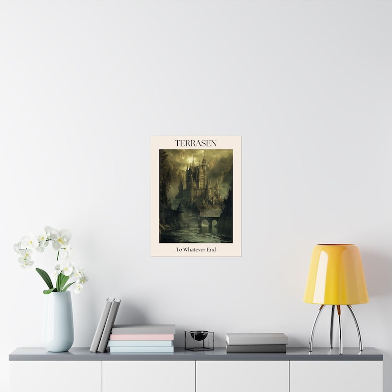 3-Poster Velaris, Terrasen, und Lunathion Art Set | Sarah J Maas Kunstwerk Bild 5
