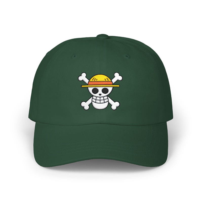 Monkey D. Luffy Jolly Roger Embroidered Cap | Straw Hat Pirates Anime Merch image 8