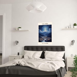 3-Poster Velaris, Terrasen, und Lunathion Art Set | Sarah J Maas Kunstwerk Bild 11