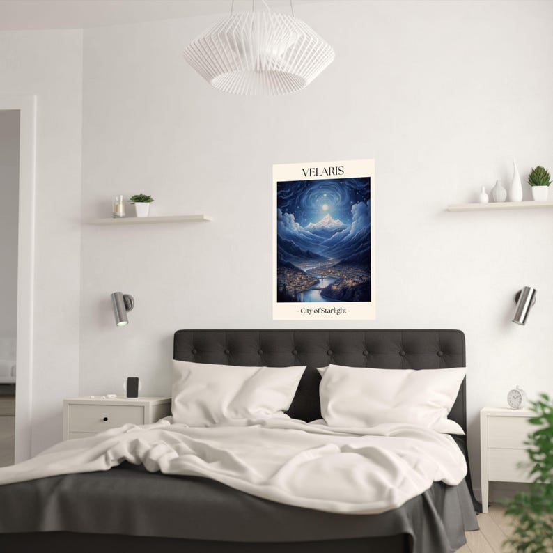 3-Poster Velaris, Terrasen, und Lunathion Art Set | Sarah J Maas Kunstwerk Bild 11