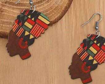 African Lady Earrings