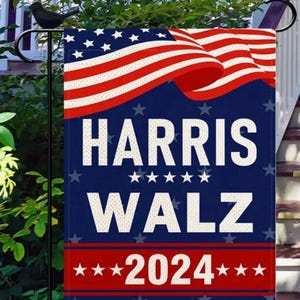 12x18 Harris Walz Election Yard Sign (Flagpole NOT INCLUDED)