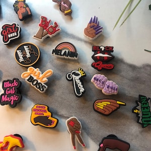 Black Girl Magic Shoe Charms