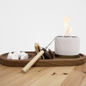 Kit Smore | Foyer de table et planche personnalisés, station smore, cadeau pour la maison, cadeau pour agent immobilier, bar smore, planche smore, plateau smore