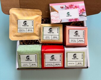 Tea Lover Gift Box Set, Loose Leaf Tea Sampler