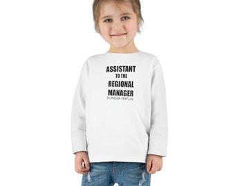 Assistent des Regionsleiters - Kleinkind-Langarm-T-Shirt