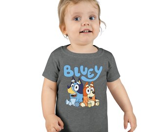 Adorable Bluey and Bingo - Toddler T-shirt