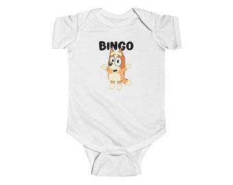 Bluey, Bingo - Infant Fine - Jersey Bodysuit, Bluey Onesie