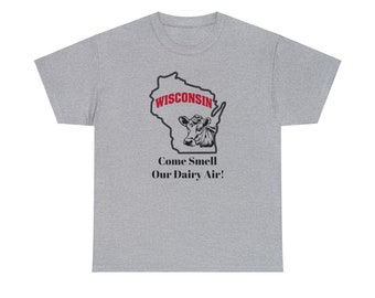 Wisconsin Dairy - Unisex aus schwerer Baumwolle T-Shirt