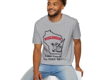 Wisconsin Dairy Air - Unisex Softstyle T-Shirt