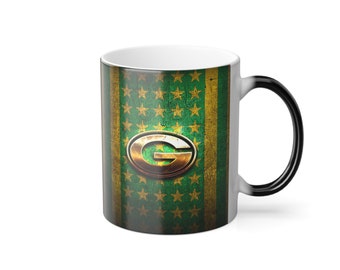 Green Bay, Football Color Morphing Packers Mug, 11oz