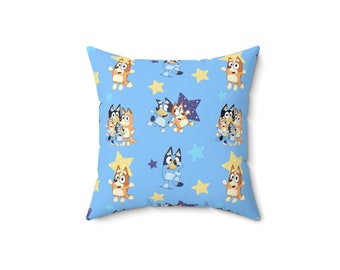 Bluey, Bluey and Bingo - Pillow Case with Pillow