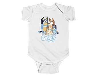 Bluey, Bingo and Family - Infant Fine - Jersey Bodysuit