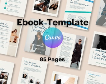ebook template, coaching workbook template, lead magnet template, course creator template, ebook PDF, ebook digital download