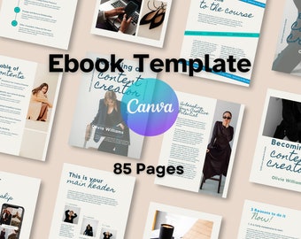 プロフェッショナルな電子書籍とワークブックのCanvaテンプレート - 簡単に編集できるコンテンツ作成者のリソース