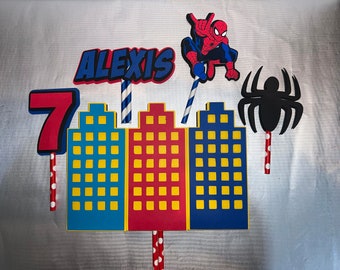 "3D-gedruckter ""Spiderman"" Kuchen Topper"