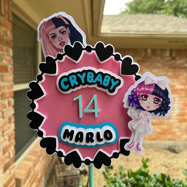 Melanie Martinez Cake Topper